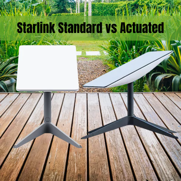 Starlink Standard vs Actuated